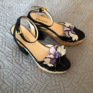 Prada suede sandels